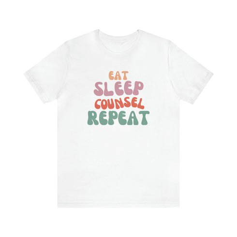 Eat Sleep Counsel Repeat T-Shirt